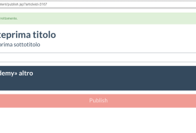 Publication confirmation page upgrade