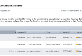 About In-App Purchase Products