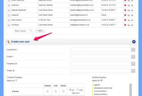 How to create a new user