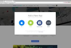 How to create a facebook application for the social login