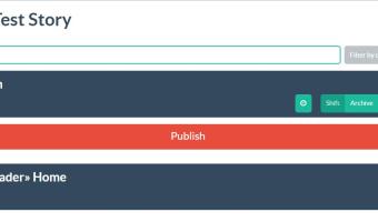 How to publish a story