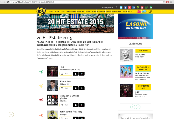 Here's an example of how users view icons in the front end.