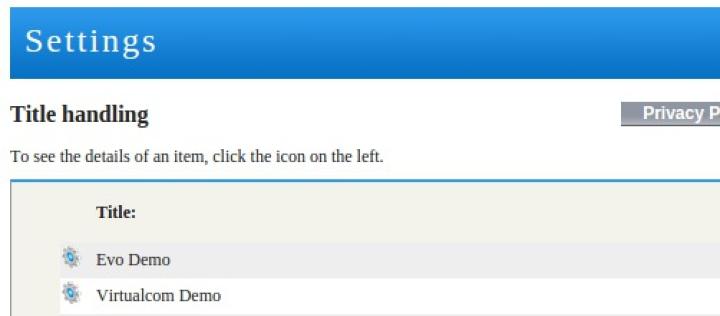 Navigate to the settings panel , and click on the detail (Gear icon on the left) of the title you need to configure the script for.