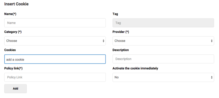 If you need to add more cookies to your list, just insert them from here.