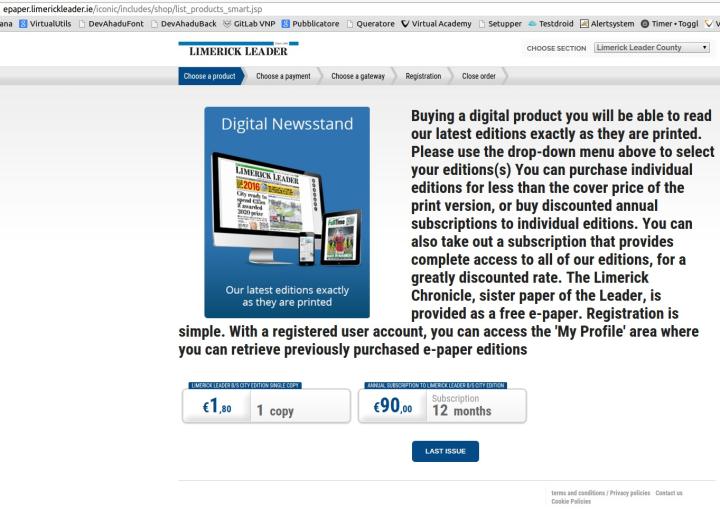 Our goal is to change the size of the text to the right of the image of the Products List page. 