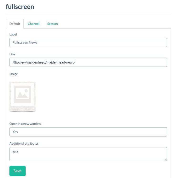 You can specify whether to open the link in a new window. Additionally, you can add attributes that will fit into the "< a >" tag of the button. Finish all the changes remembering to click on the Save button