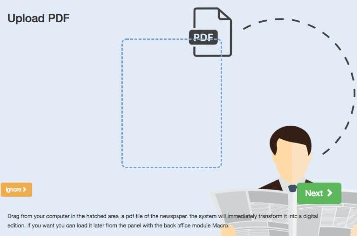 At the last step you are required to upload a pdf: the pdf must contains all the pages in only one file