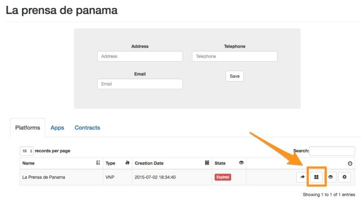 click on 'Make applications icon'