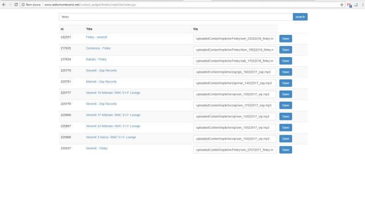 A questo punto la sincronizzazione è terminata e da ora in poi le repliche dei Finley di venerdì ore 15:00 verranno create automaticamente. Non occorrerà più ripetere i punti da 1 a 6 per ciascuna replica di venerdì delle ore 15.