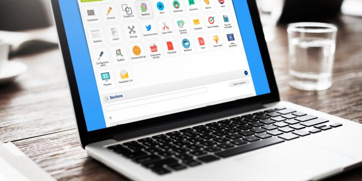 How to create a section