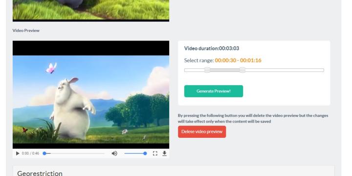 How to share a video preview in Social Networks