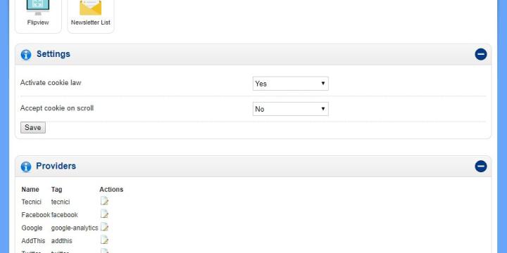 How Cookies Settings module works