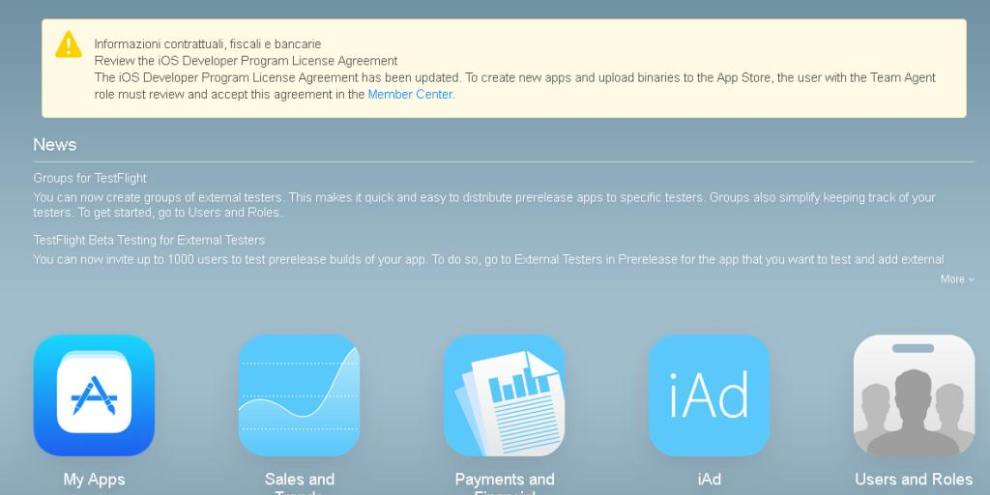 Il tool di itunes mi segnala questo alert.