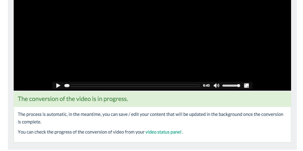 Save time during the upload of the videos!
