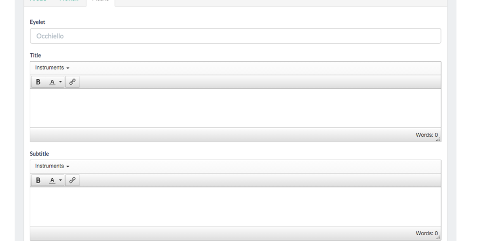 Custom titles mobile