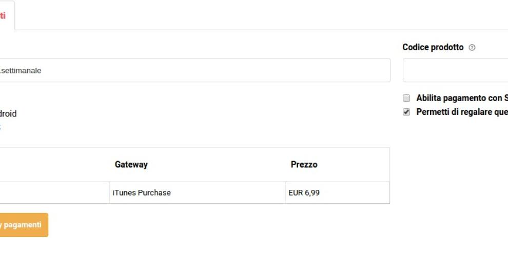 Products are now giftable