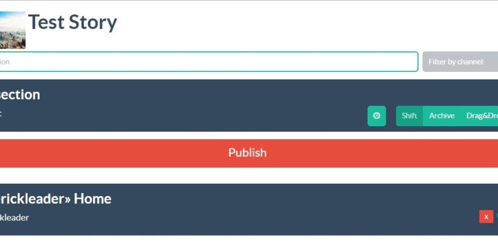 How to publish a story